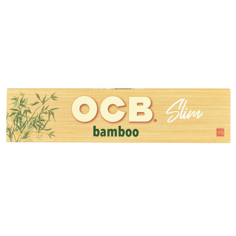 OCB Bamboo Rolling Papers 24 Pack Display, Unbleached Standard Size