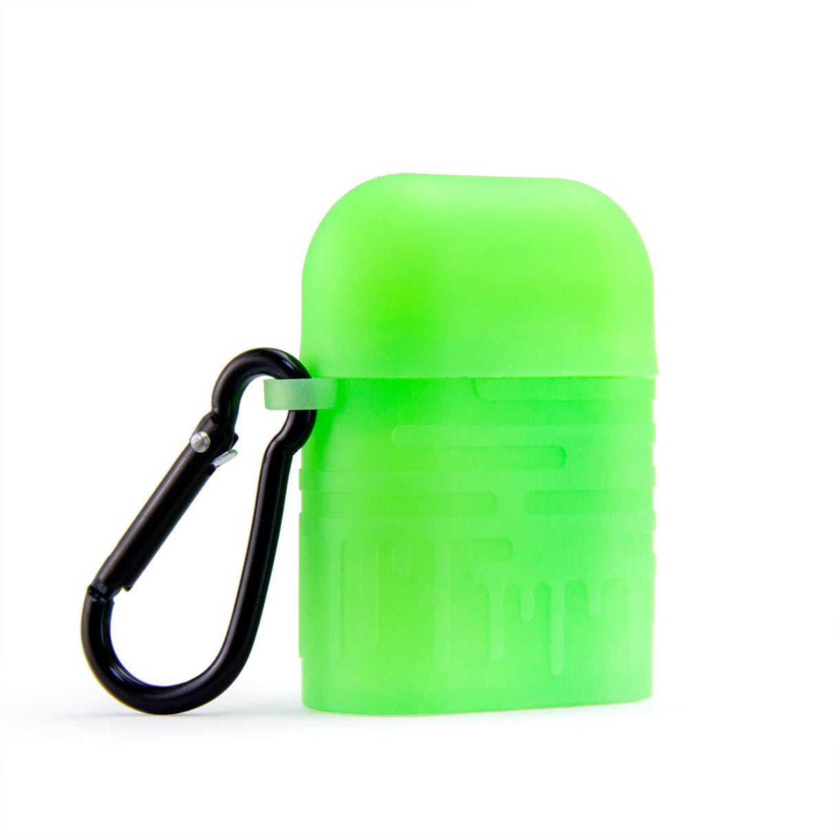 PILOT DIARY Silicone One Hitter Dugout in Neon Green with Keychain - Front View