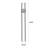 PILOT DIARY Glass One Hitter with Metal Screen - 4 Inch Long - Front View