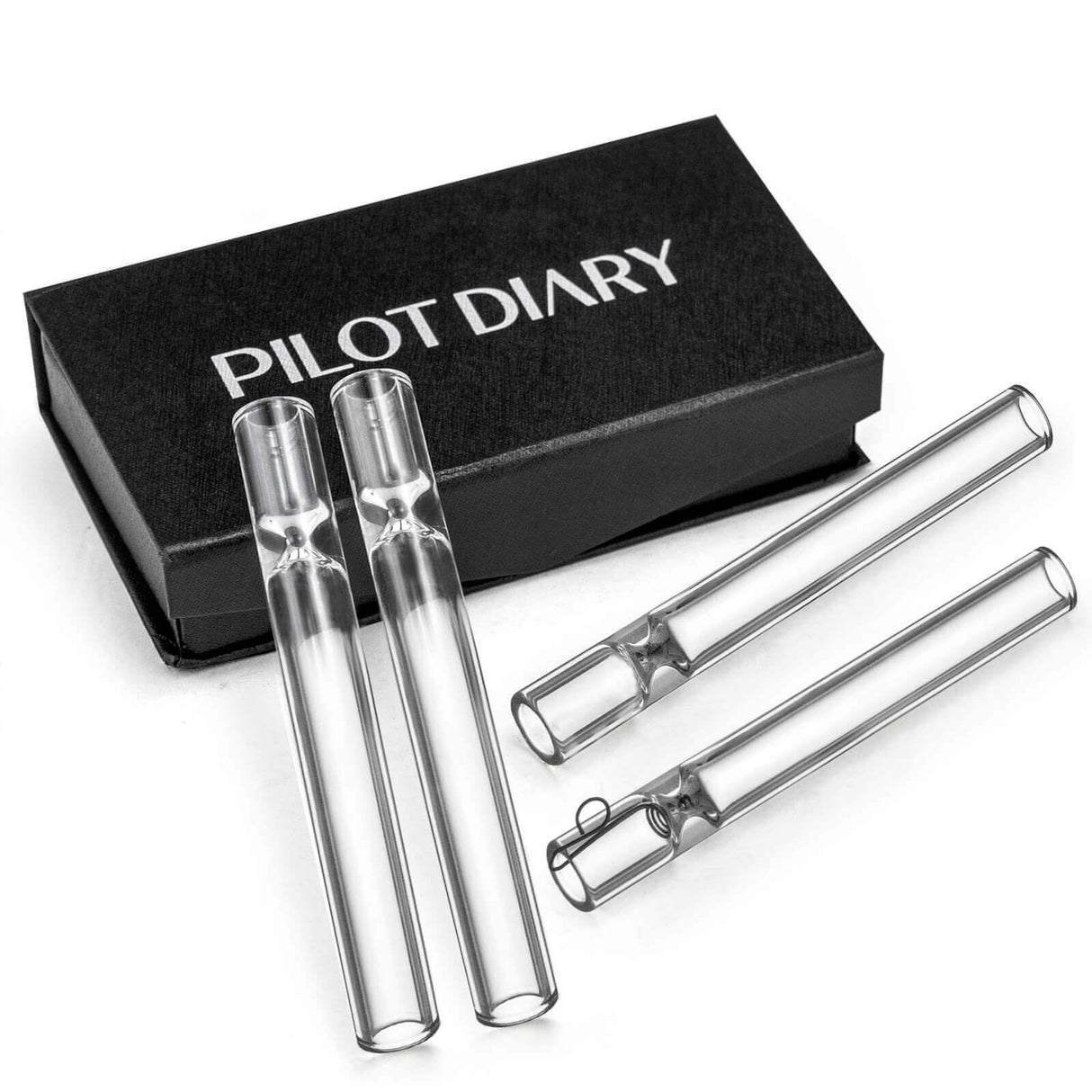 PILOT DIARY Glass One Hitter with Metal Screen, Easy to Clean, Portable Size