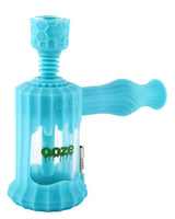 Ooze Clobb Silicone Pipe in Teal with Glass Bowl - Durable 4 in 1 Design for Dry Herbs and Concentrates