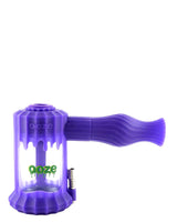 Ooze Clobb 4-in-1 Silicone Pipe in Ultra Purple, versatile for dry herbs and concentrates