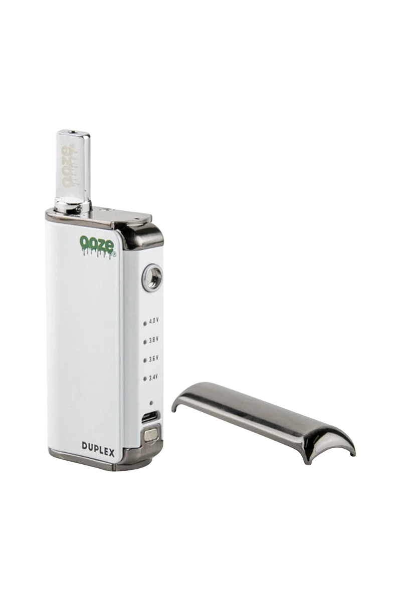 Ooze Duplex Dual Extract Vaporizer, front view on white background, versatile for concentrates