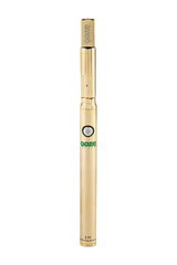 Ooze Slim Twist PRO Vape Kit in gold, 510 thread for concentrates, battery-powered, front view