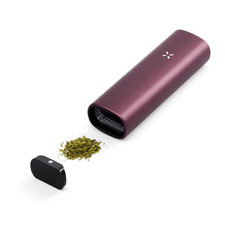 PAX Plus 2-in-1 Vaporizer in burgundy, 3300mAh battery, for dry herbs and concentrates