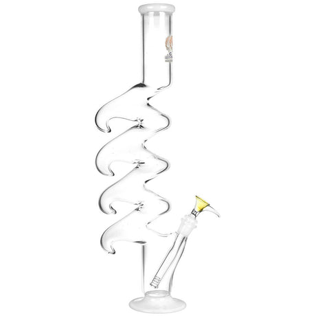 Phoenix Rising 19" Quad Hook Water Pipe with Spiral Design and 14mm Female Joint