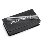 PILOT DIARY Glass One Hitter with Metal Screen on Black Box - Angled View