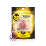 Honeybee Herb Honey Hive Carb Cap in Pink for Dab Rigs, Front View on Packaging