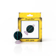 Honeybee Herb Dream Bubble Carb Cap in Pink, Glass Dab Tool for Rigs, Front View on Packaging