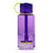 Puffco Budsy Water Bottle Water Pipe in Purple Voodoo, 9.5" with 14mm joint, front view on white background