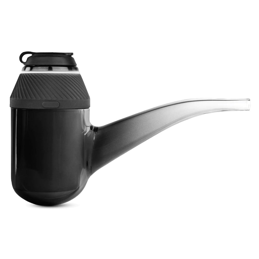 Puffco Proxy Vaporizer in black ceramic, side view on a seamless white background
