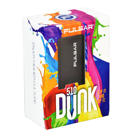 Pulsar 510 Dunk Vaporizer in Box - Front View - 750mAh Variable Voltage with Colorful Design