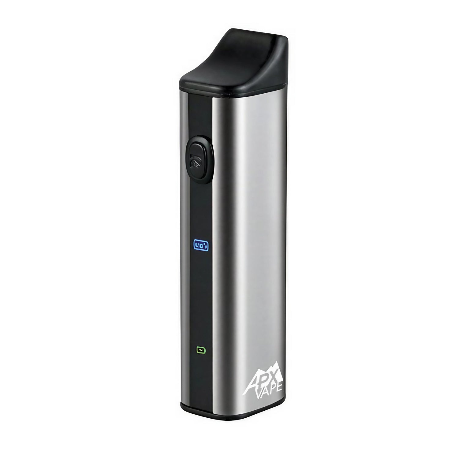 Pulsar APX Vaporizer 2.0 in Silver - Front View - Compact 4" Portable Vape