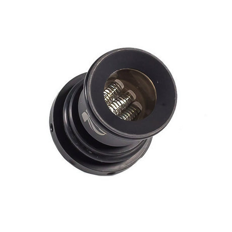 Pulsar APX Wax Vaporizer with Quartz Coil, Battery Powered, Top View on White