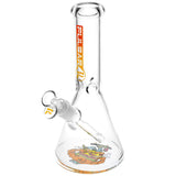 Pulsar Bottoms Up Skateburger Beaker Water Pipe, 10", 14mm Female Joint, Borosilicate Glass