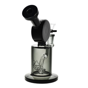 Pulsar Double Vision Water Pipe in assorted colors, borosilicate glass, angled side view