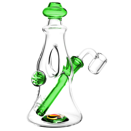 Pulsar Dual Airflow Candy Rig in Assorted Colors with Borosilicate Glass, Front View