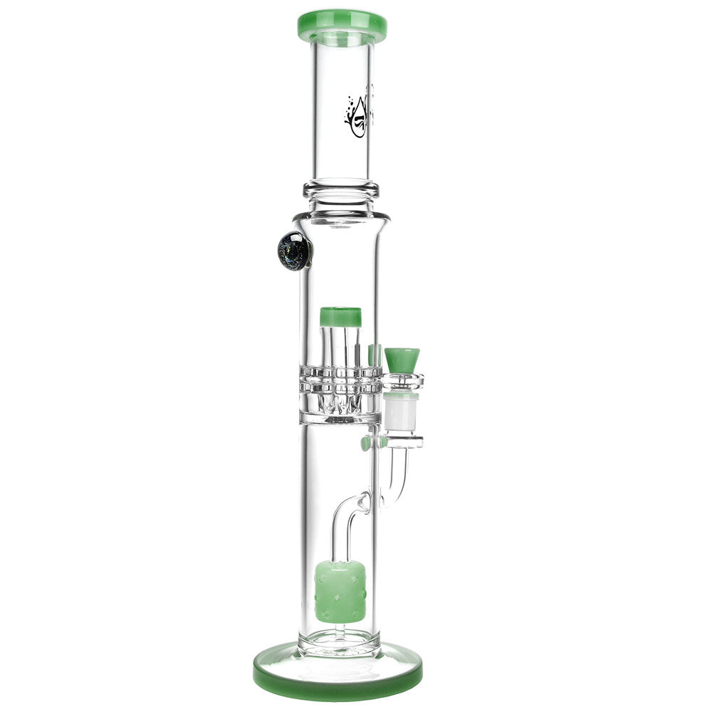 Pulsar Dual Chamber Honeycomb Perc Bong | Green