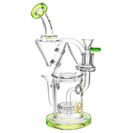 Pulsar 10" Dual Cone Gravity Recycler Water Pipe with 14mm Female Joint, Borosilicate Glass