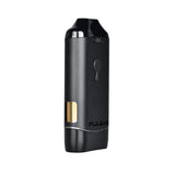 Pulsar DuploCart Vaporizer in black, compact design for thick oil, front view on white background