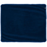 Pulsar Mystical Mushrooms Fleece Throw Blanket in navy blue, 60" x 50", cozy polyester fabric