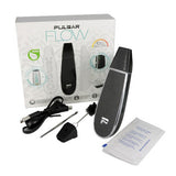 Pulsar Flow Vaporizer set with accessories and packaging, Quartz material for efficient vaping