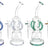 Pulsar Gravity Recycler Water Pipes in various colors, 13" height, 14mm joint, front view