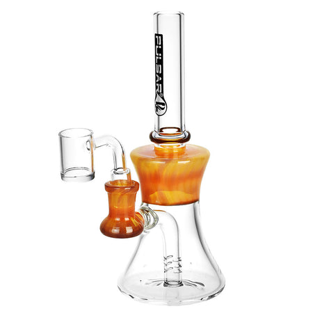 Pulsar Hourglass Chugger Dab Rig | Amber