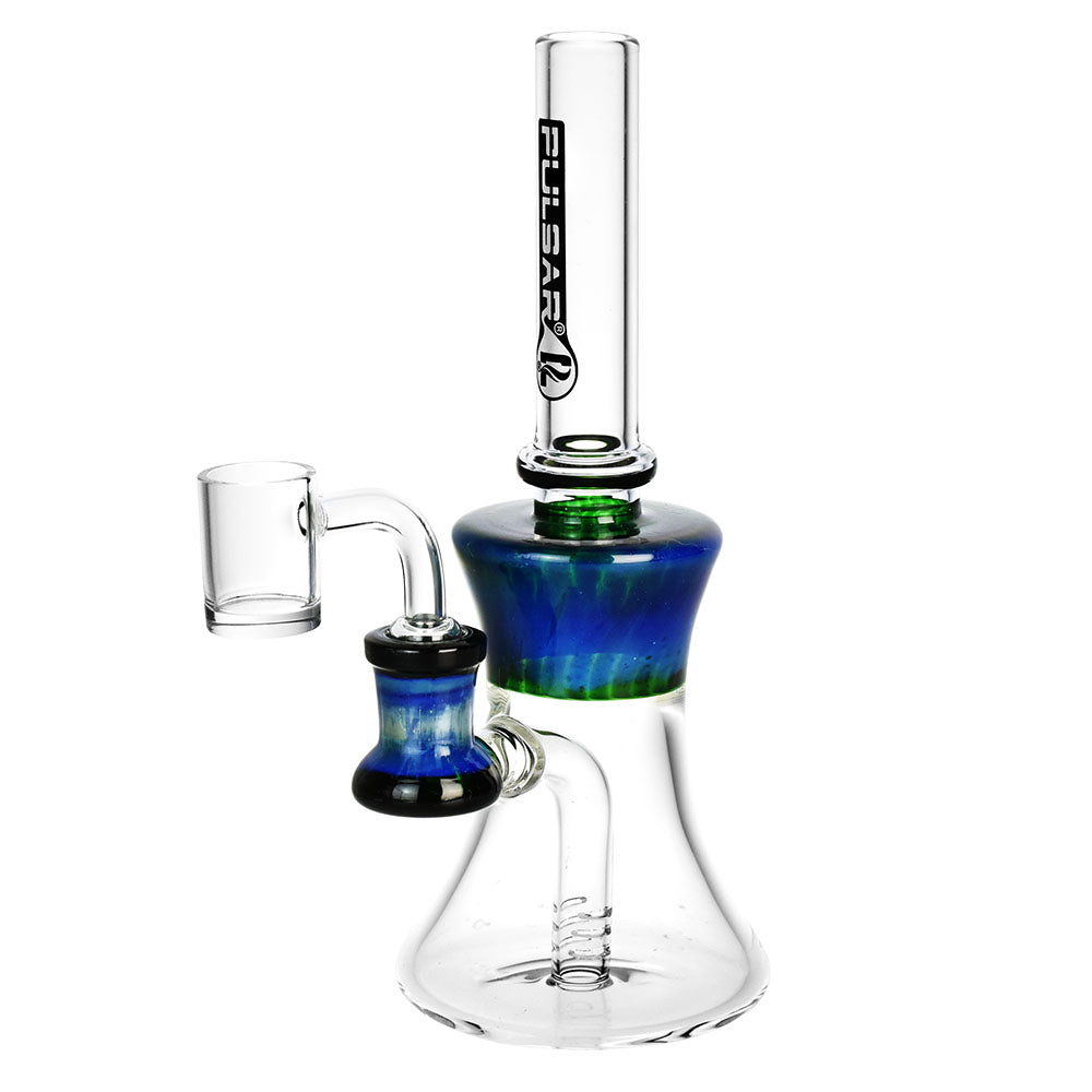 Pulsar Hourglass Chugger Dab Rig | Blue