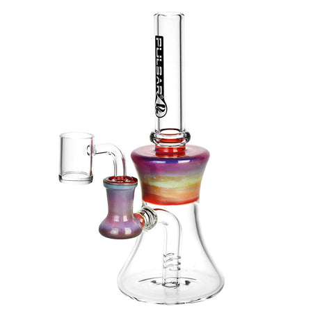 Pulsar Hourglass Chugger Dab Rig | Rainbow