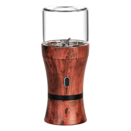 Pulsar King Kut Electric Grinder with clear herb chamber - Battery powered steel grinder