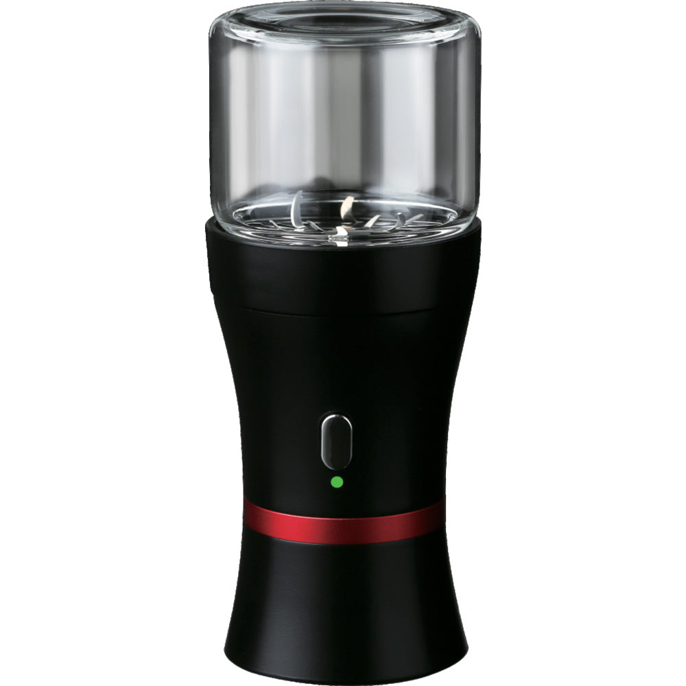 Pulsar King Kut Electric Grinder front view, battery-powered with steel blades
