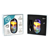 Pulsar Obi Auto-Draw Vaporizer Battery with psychedelic design, displayed in packaging