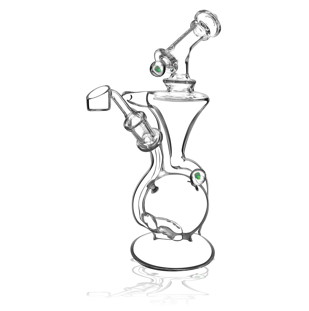 Pulsar Opal Marble Recycler Dab Rig | 9.5 Inch