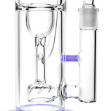 Pulsar Pearl Recycler Water Pipe with Disc Percolator, 90 Degree Joint, and Clear Borosilicate Glass