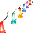 Pulsar Pipe Dreams Water Pipe LED String Lights, 12ft colorful bong-shaped bulbs