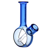 Pulsar Pocket Bubbler in blue, compact 5.25" borosilicate glass, portable design, front view