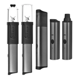 Pulsar Range Vape set for herbs & concentrates, front and side views, with ceramic material