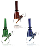 Pulsar Retro Oil Rigs in assorted colors with quartz bangers, side view on white background
