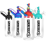 Pulsar RIP Series Silicone Gravity Bongs in various colors, front view, with borosilicate glass and silicone body