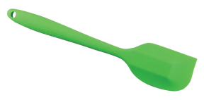 Pulsar 11" Silicone Spatula in Green, Durable Kitchen Tool, Easy to Clean, Side View