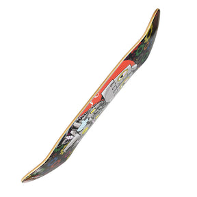 Pulsar SK8 Deck DopeBot wooden grinder, 31" x 7.75", angled side view on white