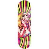 Pulsar SK8 Deck Lucy Facemelter Grinder, 31" x 7.75", vibrant wood with psychedelic design