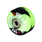 Pulsar SK8 Grinder in Swirl Colors, 3-piece, 2.2" top view on white background