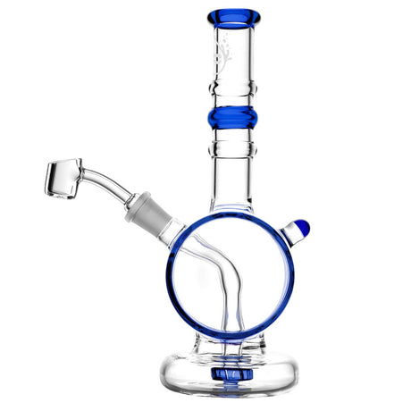 Pulsar Spy Glass Oil Rig with 14mm Female Banger, 9-inch, Assorted Colors, Front View