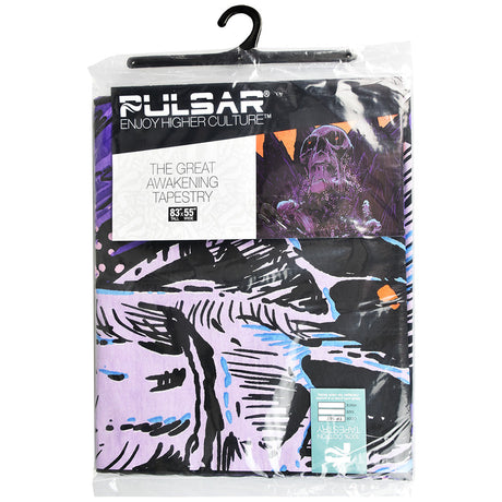 Pulsar The Great Awakening Cotton Tapestry, 55" x 83", packaged and ready for home decor