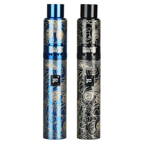 Pulsar Barb Fire Kit with Melting Mushroom design, 1450mAh battery, front view on white background
