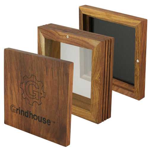 Grindhouse Wood Pollen Box w/ Magnetic Lid