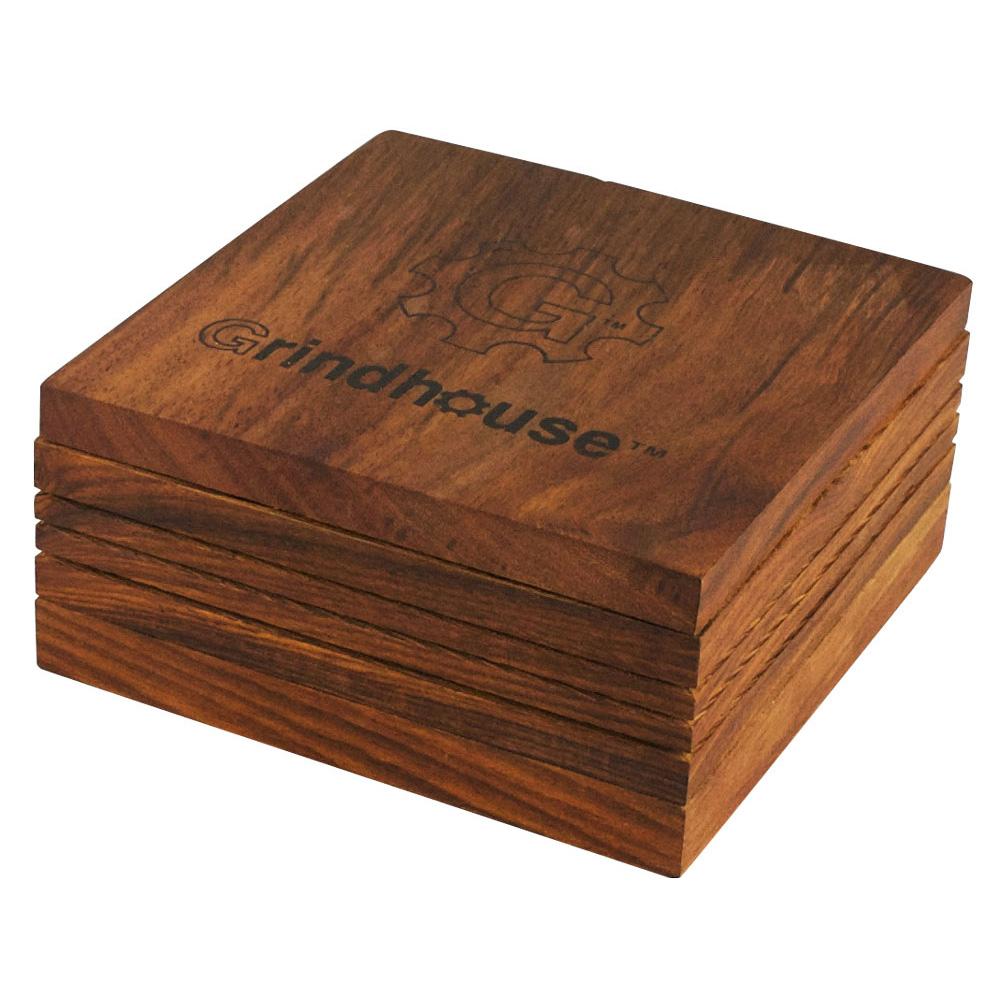 Pulsar Wood Pollen Box with Magnetic Lid – DankGeek