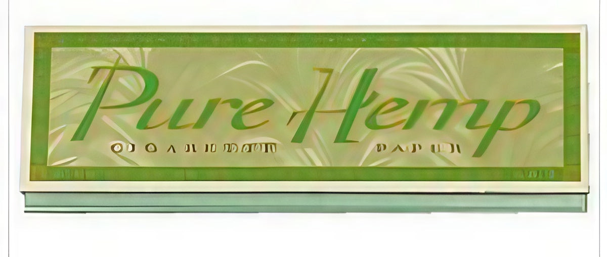 Pure Hemp 1 1/4 Rolling Papers 25 Pack front view on white background